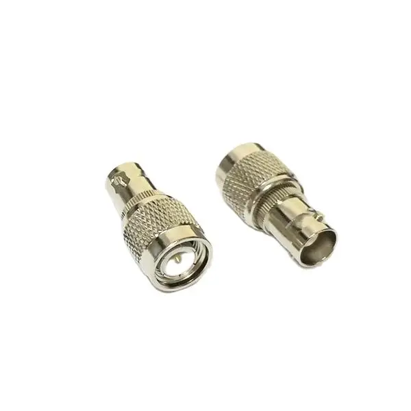 1pc NEW  TNC Male Plug  to BNC  Female Jack  RF Coax Adapter Convertor  Straight  Nickelplated  Wholesale