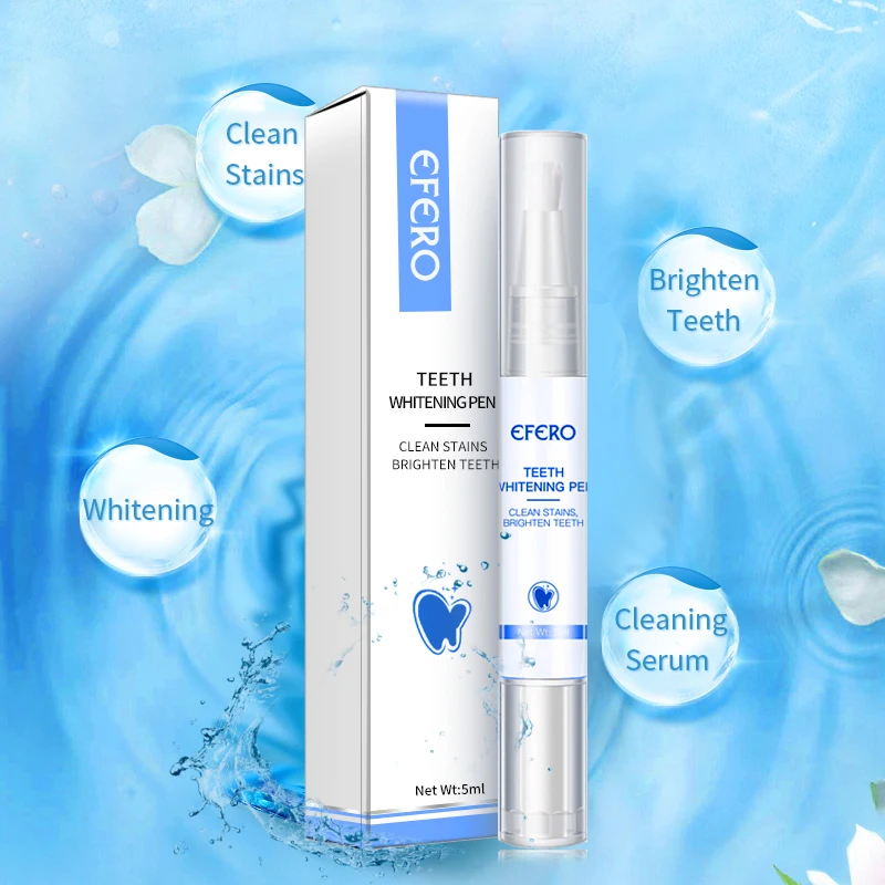 EFERO-Stylo de Blanchiment des Dents, Essence Élimine la Plaque, Sérum pour les Dents Blanches, Hygiène Buccale