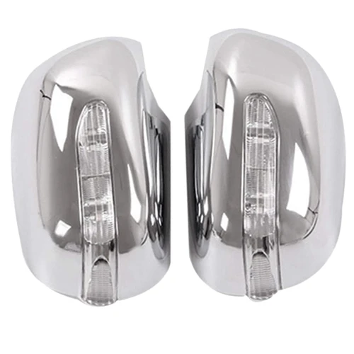 Imagen 2 del producto Cubierta de espejo retrovisor LED para coche Toyota HILUX VIGO, espejo retrovisor con luz lateral, señal de giro, 2006-2014