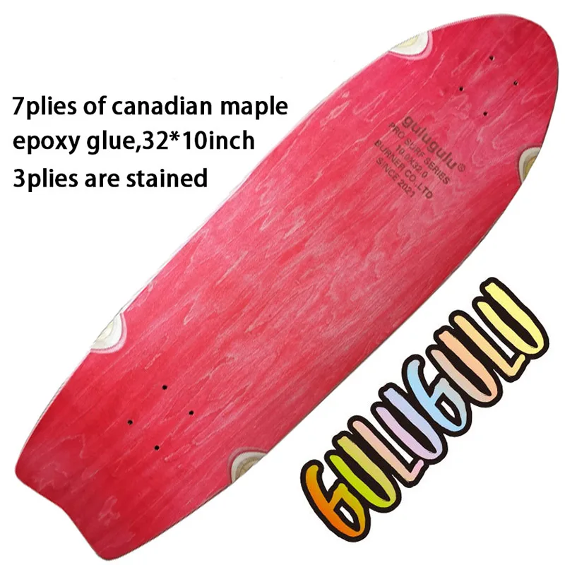 

Хорошее качество Land Surf, скейтборд, колода для скейтборда, канадский клен и эпоксидный клей, бамбук, хороший материал