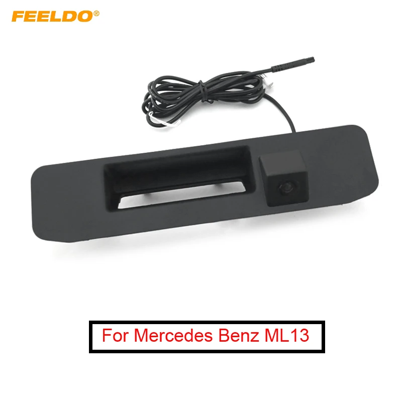 

FEELDO 1PC Car Trunk Handle Backup Rearview Camera for Mercedes Benz ML13/14/15 A180/A200/A260 Camera #FD-2084