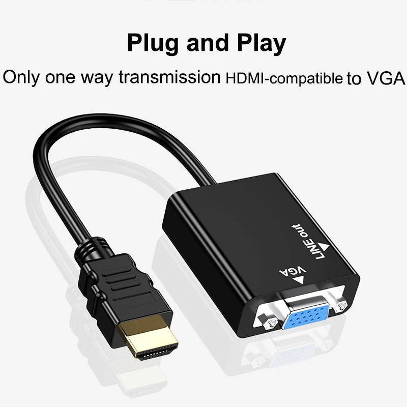 HDMI-متوافق مع كابل تجهيز مرئي الخائن المتكلم صندوق التلفزيون محول العارض موسع عرض ميناء التلفزيون محول الصوت