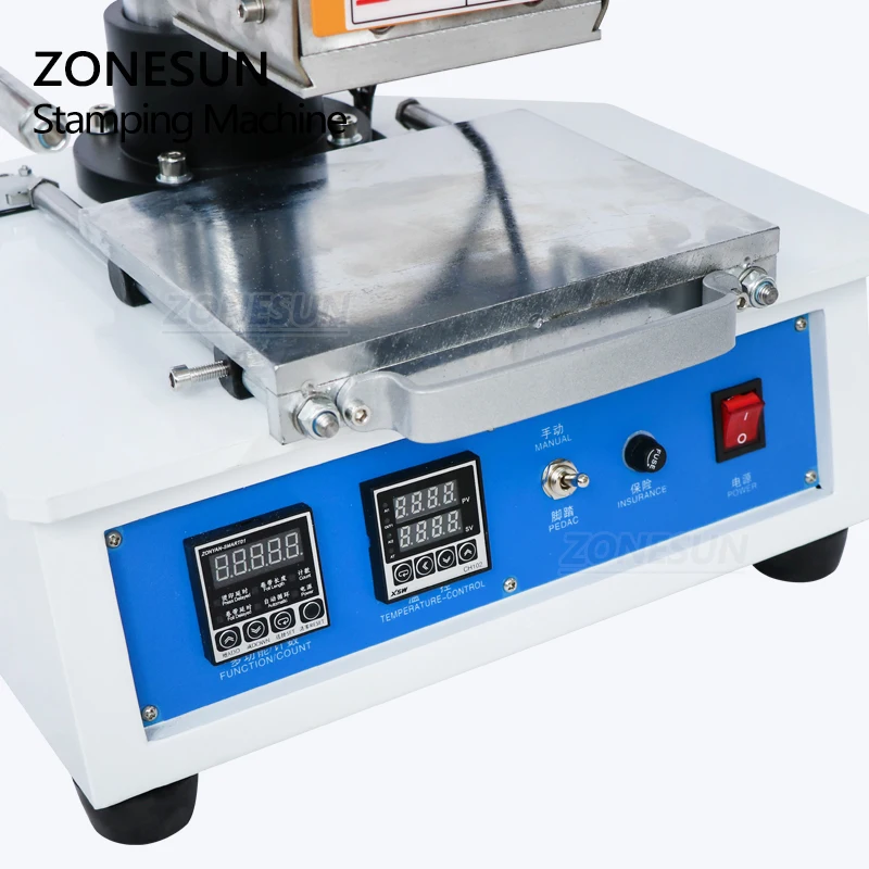 ZONESUN ZS-819H  Automatic leather Business Card Cosmetics box Individuality Brand LOGO Hot Foil Embossing Machine