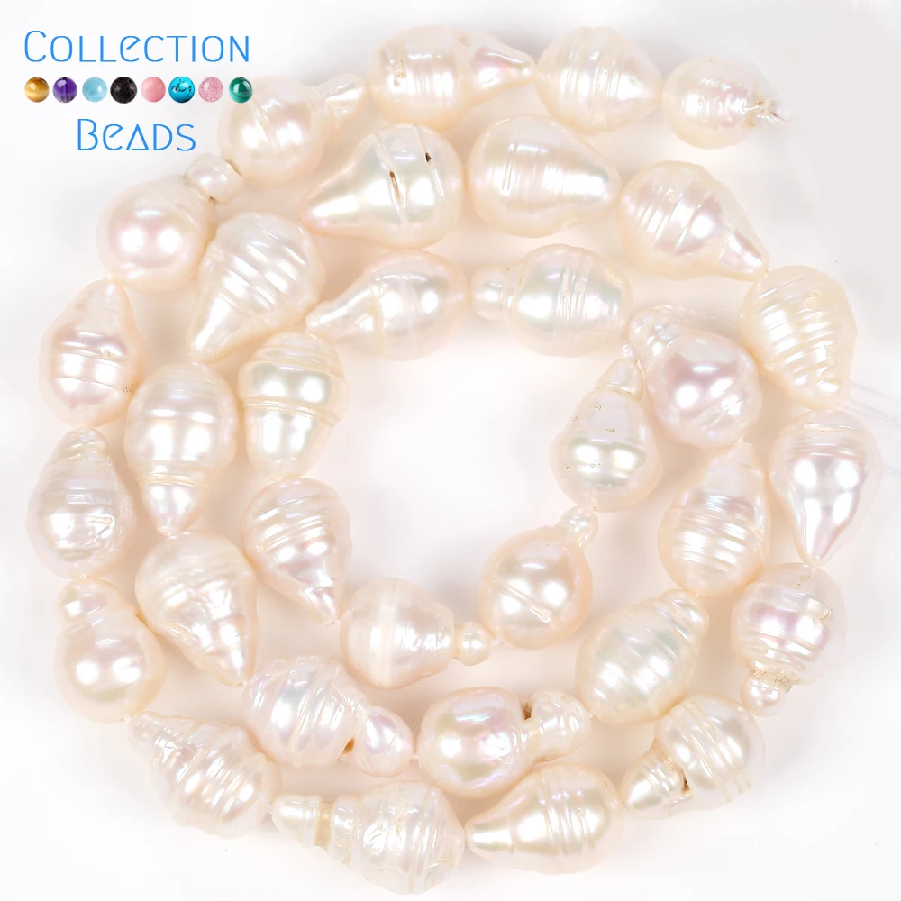 NONE Natural Freshwater Baroque Pearl Loose White 7-8mm 4