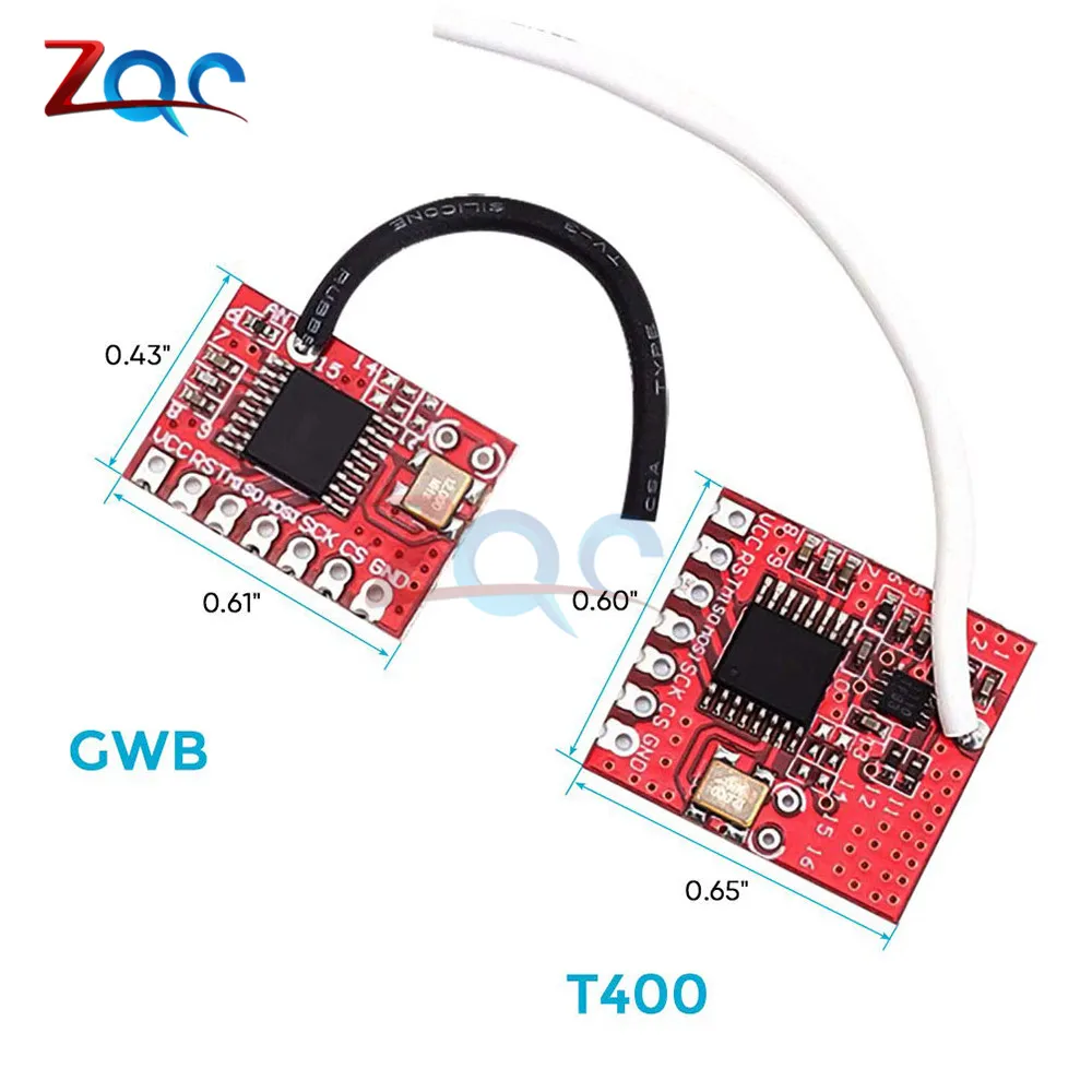 2.4G 150M/400M Transmitter & Receiver Wireless Transceiver Module GWB T400 IIC SPI Interface for Arduino Remote Control Toys