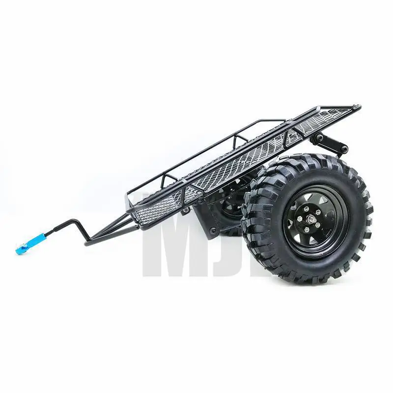 Metalowe podwójne koło do holowania przyczepy Hook220 * 205mm dla gąsienica RC D110 RC4WD YOKOMO TAMIYA 90046 90047 90053 TRX4 D90 CC01