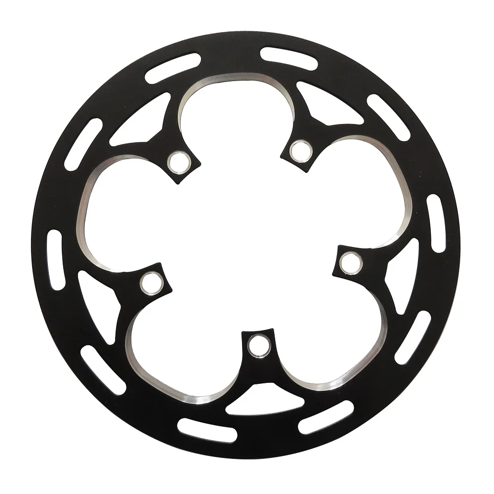 TRUYOU 110 BCD Aluminum Alloy Road Bicycle Chain Cover 44T 46T 48T 50T 52T 53T 56T Protect Support Folding Bike Chainring Guard