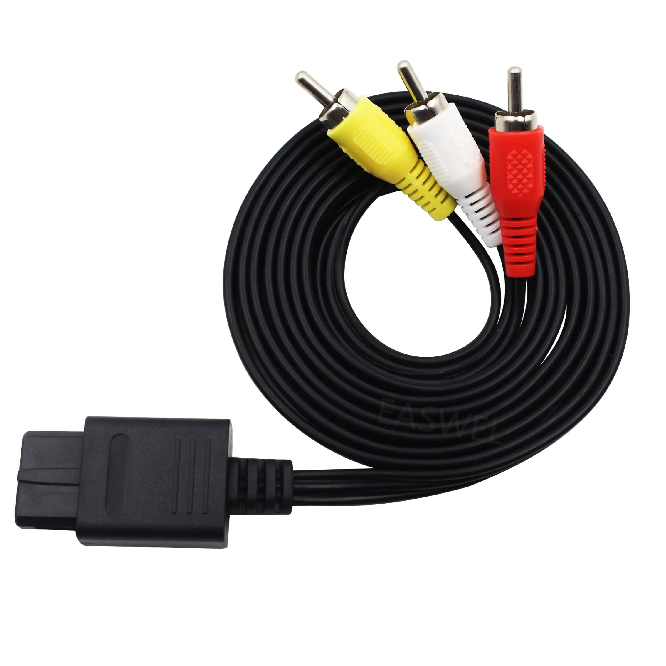 NEW 6' Audio TV Video Cord AV Cable to RCA for Super Nintendo Game Cube For N64 For SNES For N G C Universal Model Durable