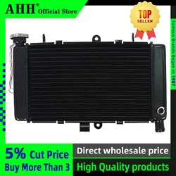 AHH Motorcycle Aluminium Black Radiator Cooler Cooling Water Tank For HONDA CBR250 MC22 CBR250RR NC22 CBR 250 RR MC19 MC 19 22