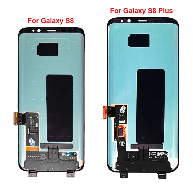 LCD Display Touch Screen with Frame for Samsung S8, The Burn-Shadow Display, S8 Plus, G950, G950F, G955, G955F