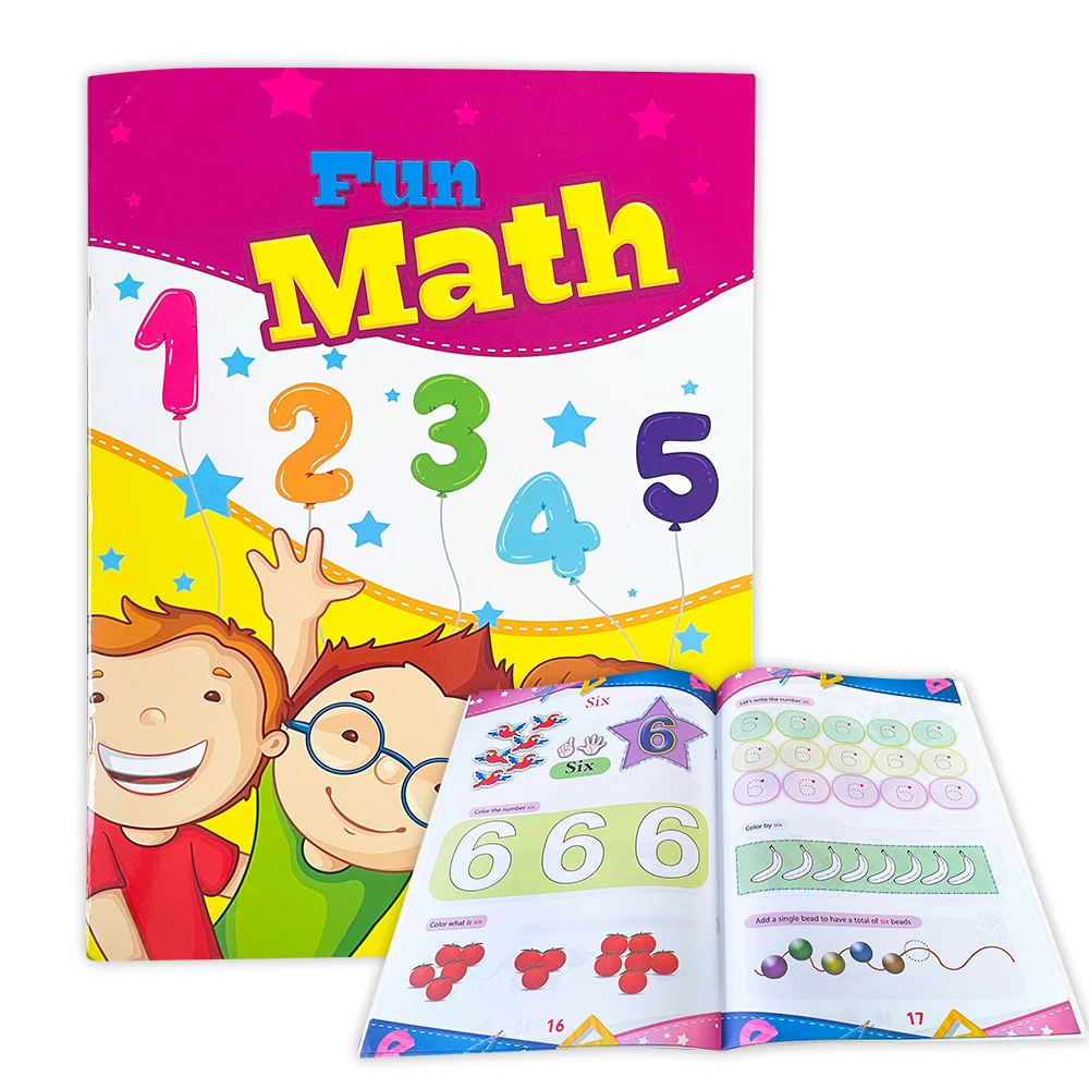 

fun math Activity Book Number Tracing Book for Preschoolers and Kids Ages 3-5 Trace Numbers Practice Workbook for Pre K