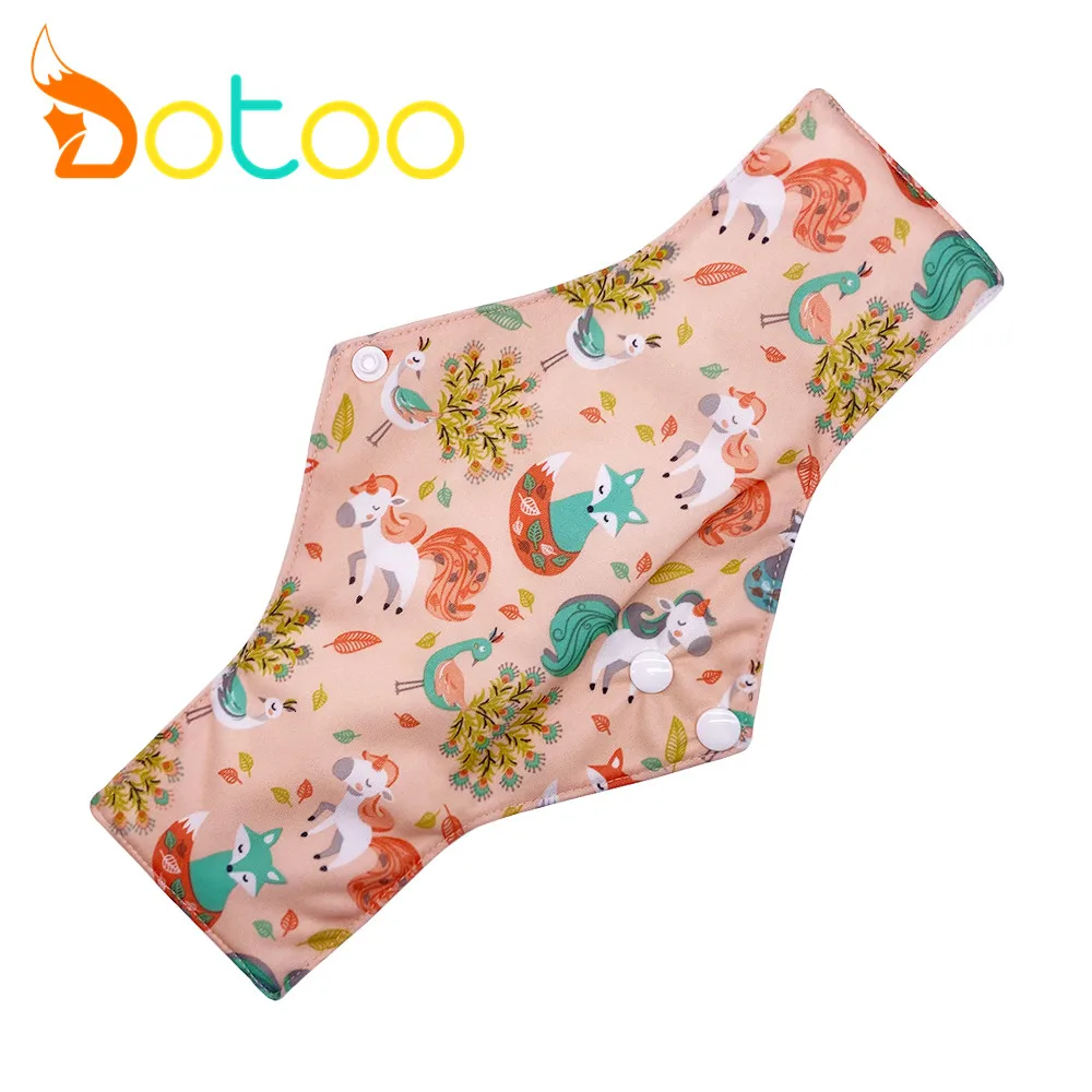 

Dotoo 4PCS Bamboo Fiber 30*18CM Sanitary Pad Soft Skin-Friendly New Prenatal Postnatal Supplies Washable Sanitary Napkin