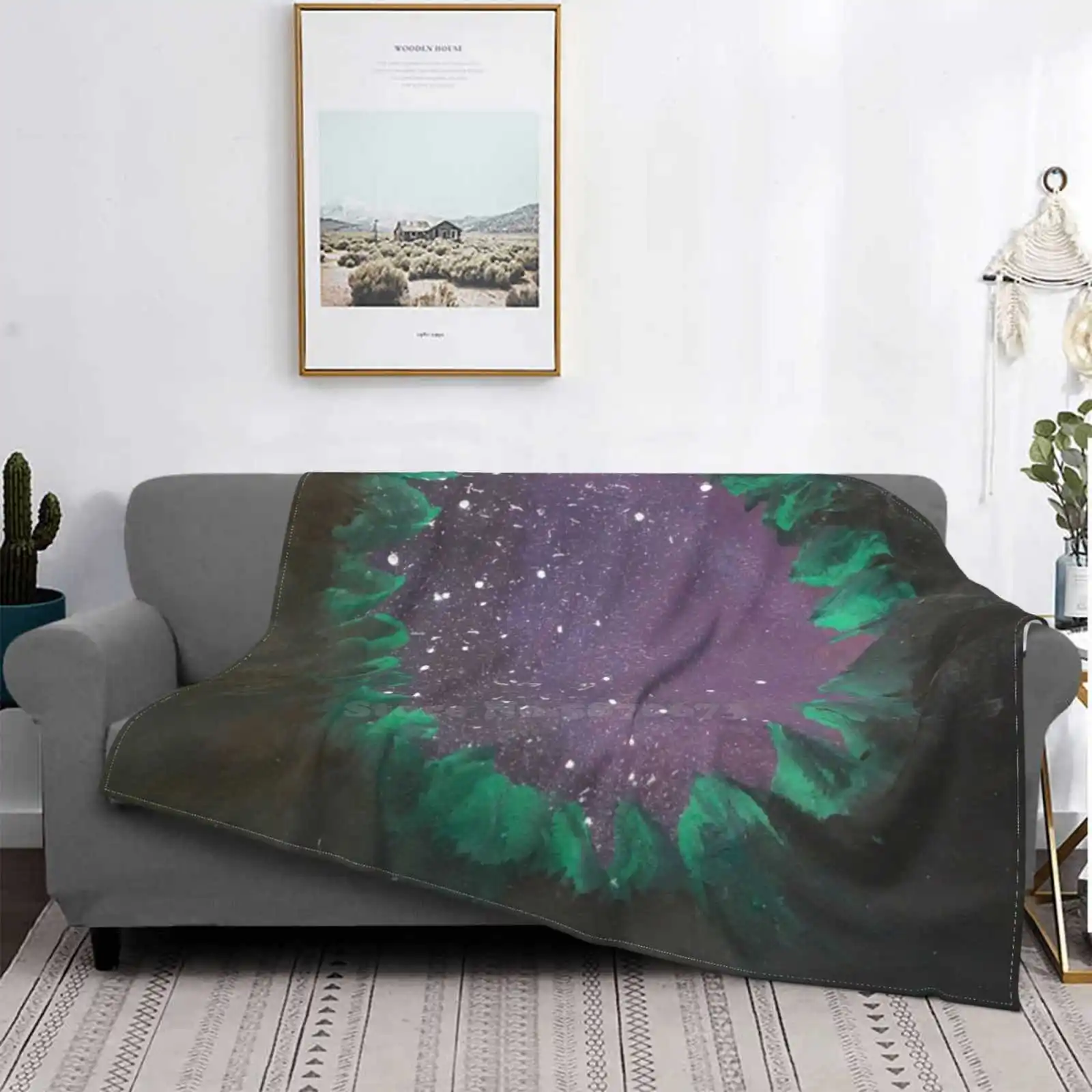 

Untitled All Sizes Soft Cover Blanket Home Decor Bedding Night Sky Splace Abstract