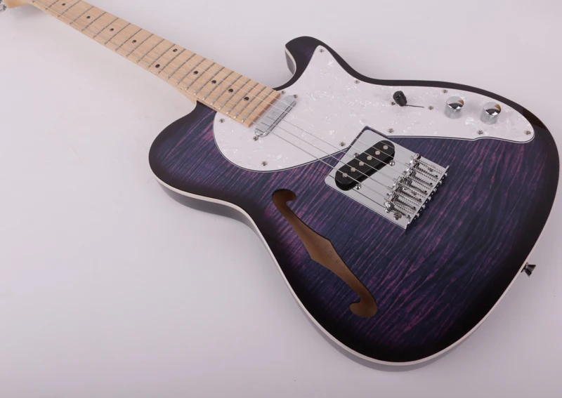 Good quality quilted maple electric guitar purple electricas electro electrique guitare guiter guitarra gitar guitars