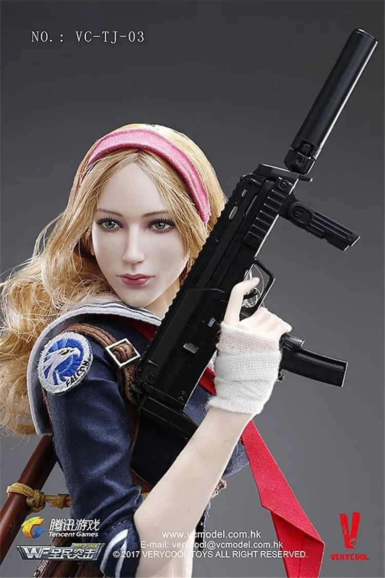 

Special Price VERYCOOL Blades Girl VC-TJ-03 Tencents Games 1/6 National Soldier Third Series set Action Figure Doll in Stock