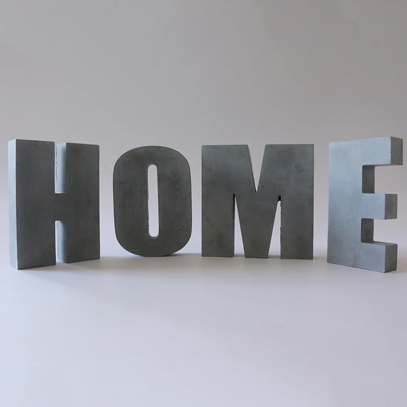 

Capital English letter silica gel mold cement letter making tool concrete letter silica gel mold large letter silica gel mold