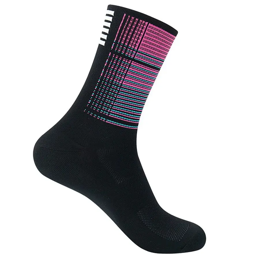 YKYWBIKE-Chaussettes de cyclisme respirantes pour hommes et femmes, chaussettes de vélo de route, marque professionnelle, sports de plein air, course