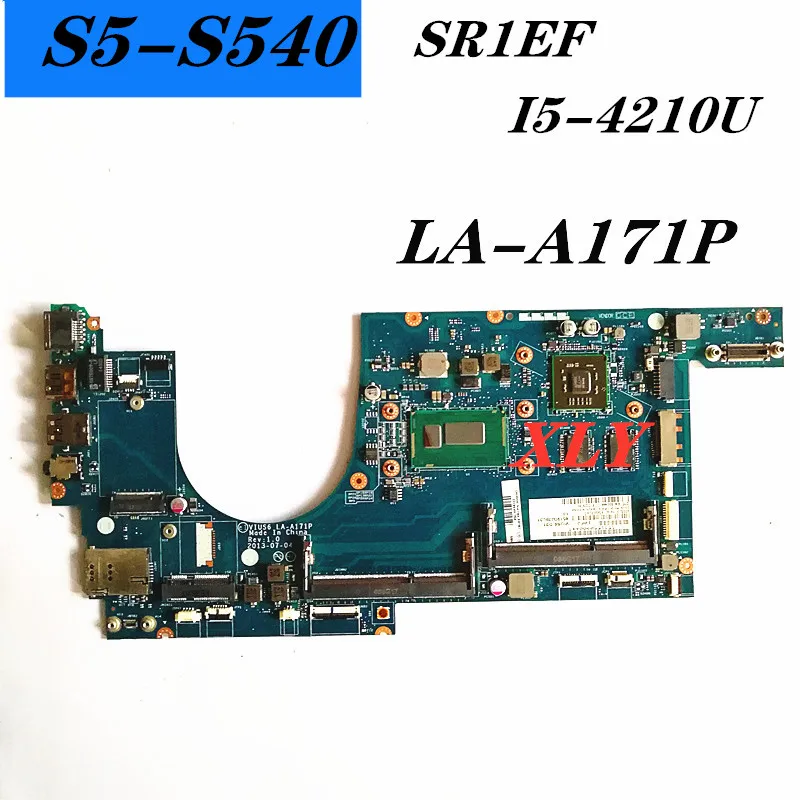 

For Lenovo Thinkpad S5- S540 notebook motherboard LA-A171P CPU i5 -4210U/4200U, GPU HD8670M 2G DDR3 100% test work