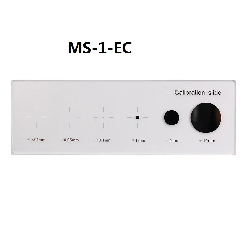 Micrômetro De Vidro Slide Retículo Régua De Medição, Microscópio Estágio De Calibração, Microscópio Biológico Estéreo, Cross Dot Scale