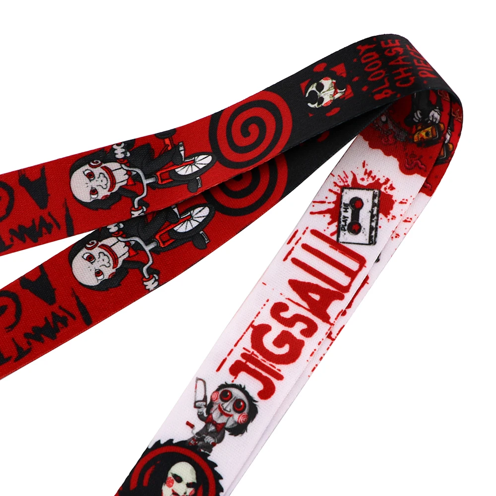 Flyingbee Horror Movie Murder Halloween Accessories Lanyard Badge ID Lanyards Mobile Phone Rope Key Lanyard Neck Straps X2322
