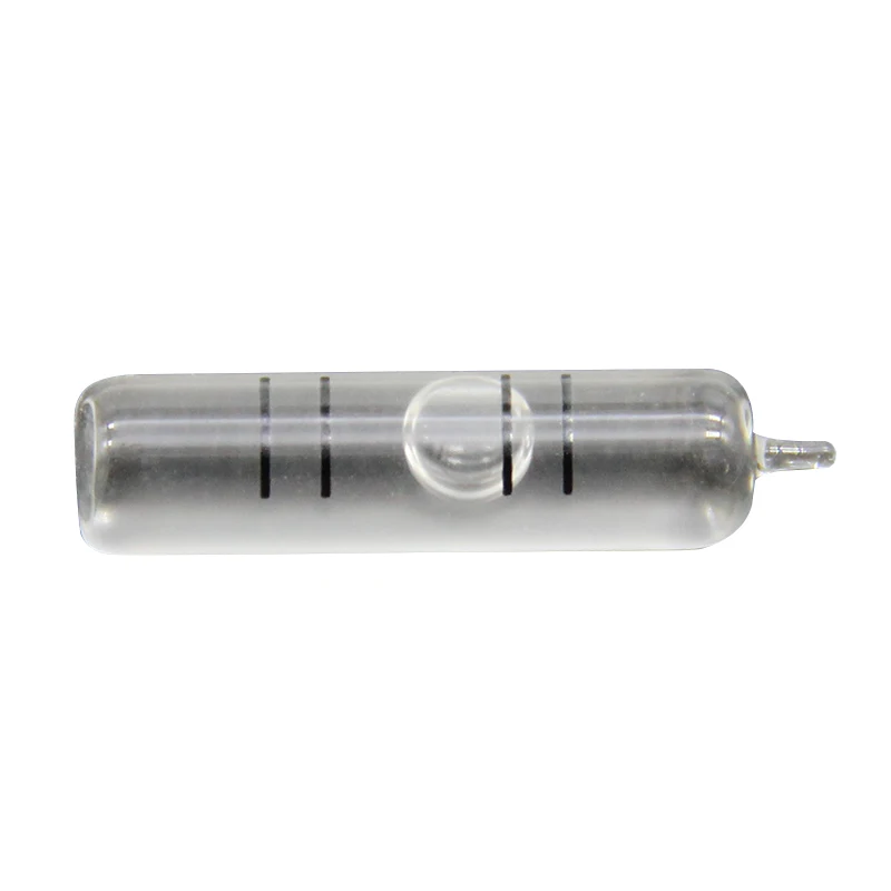 Full glass tube horizontal bubble portable level bubble size 6*24mm