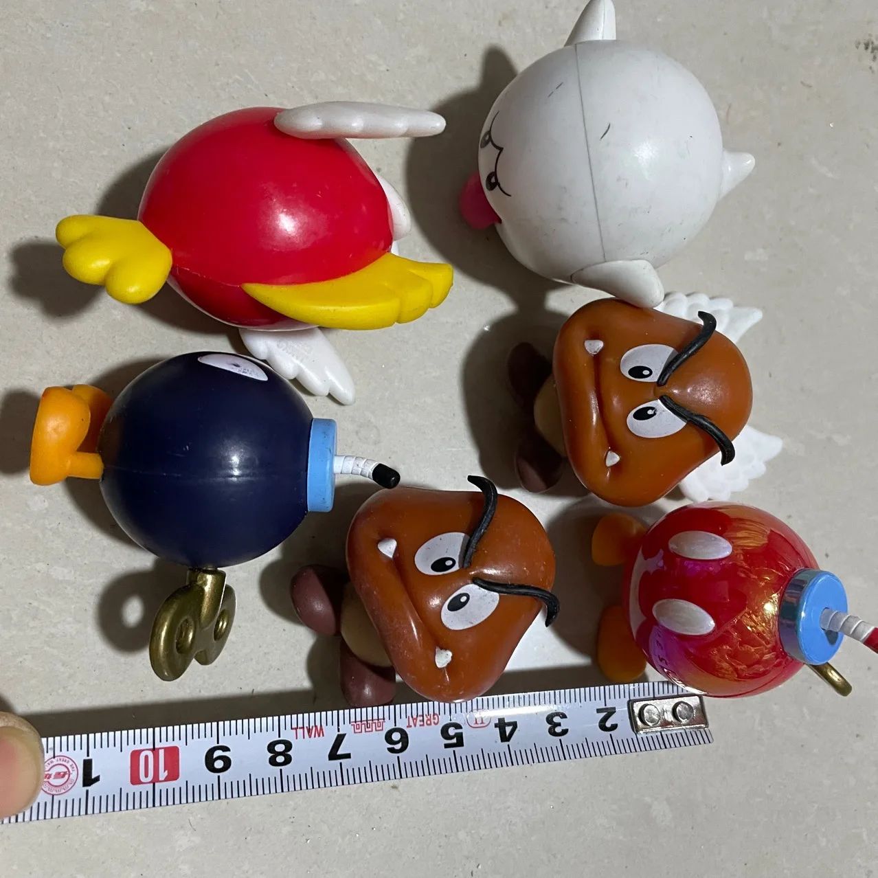 5pcs Nintendo game Super Bros figure model toys