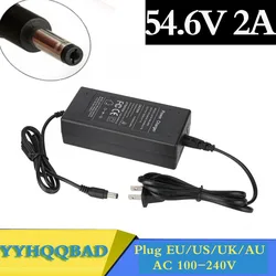 54.6V 2A  charger for 48V li-ion Battery charger DC Socket/connector for 48V 13S Lithium battery