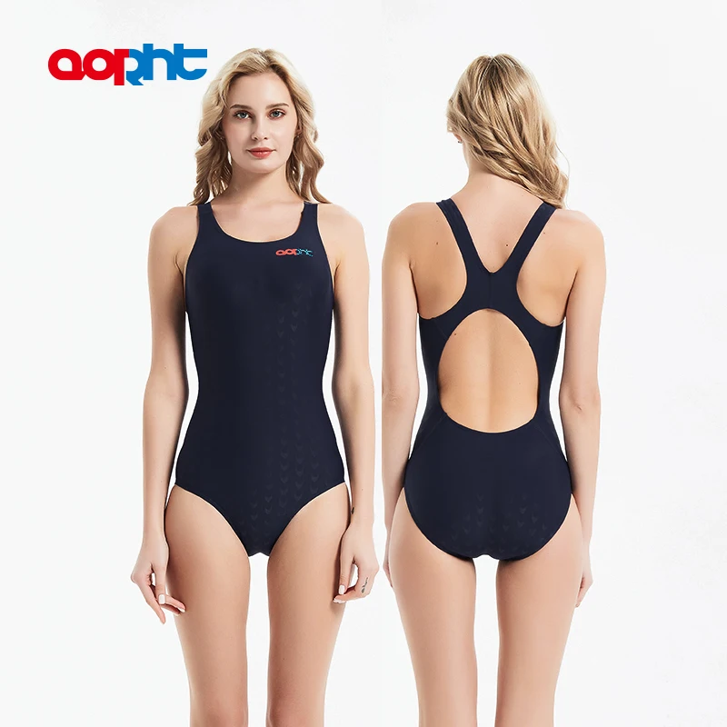 Traje de baño de entrenamiento profesional de una pieza para mujer, Monokini femenino para deportes acuáticos, competición de carreras, traje de