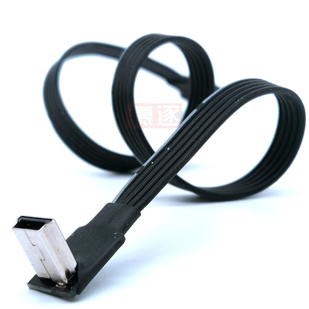 10CM 90 Degree 4 angle mini USB Female to Mini B 5 Pin Male cable Adapter 50CM 100CM