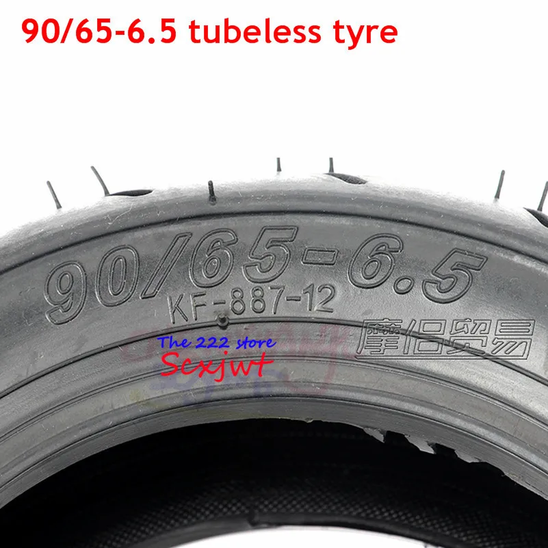 11 Inch 90/65 -6.5 Front Vacuum Tire or 110/50-6.5 Rear Tubeless Tyre for 47-49cc Mini Dirt Bike E Scooter  Moto Wheel Parts