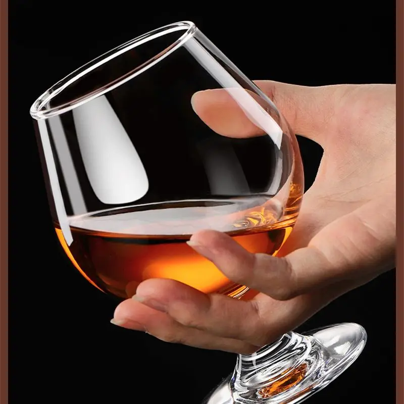 European Brandy Glass Cup, Short Legs, Cognac Whisky Glass, Cocktail Glasses, Drinking Glasses, 6Pcs