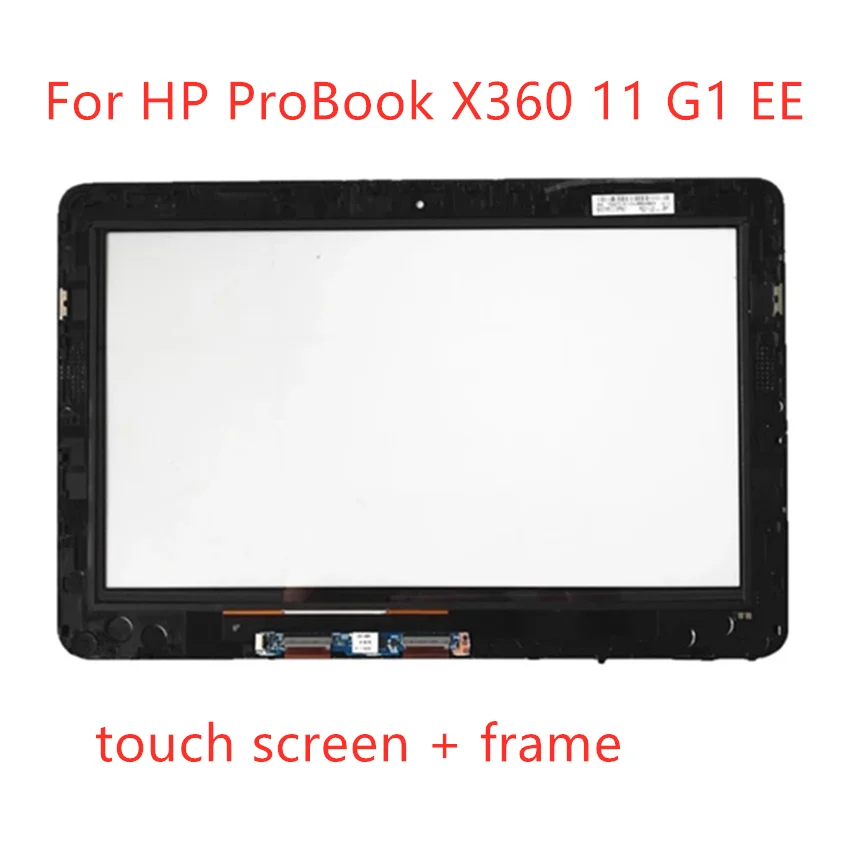 

Original Replacement 11.6" For HP ProBook X360 11 G1 EE laptop Touch Screen Digitizer Front Glass Lens with Frame Bezel