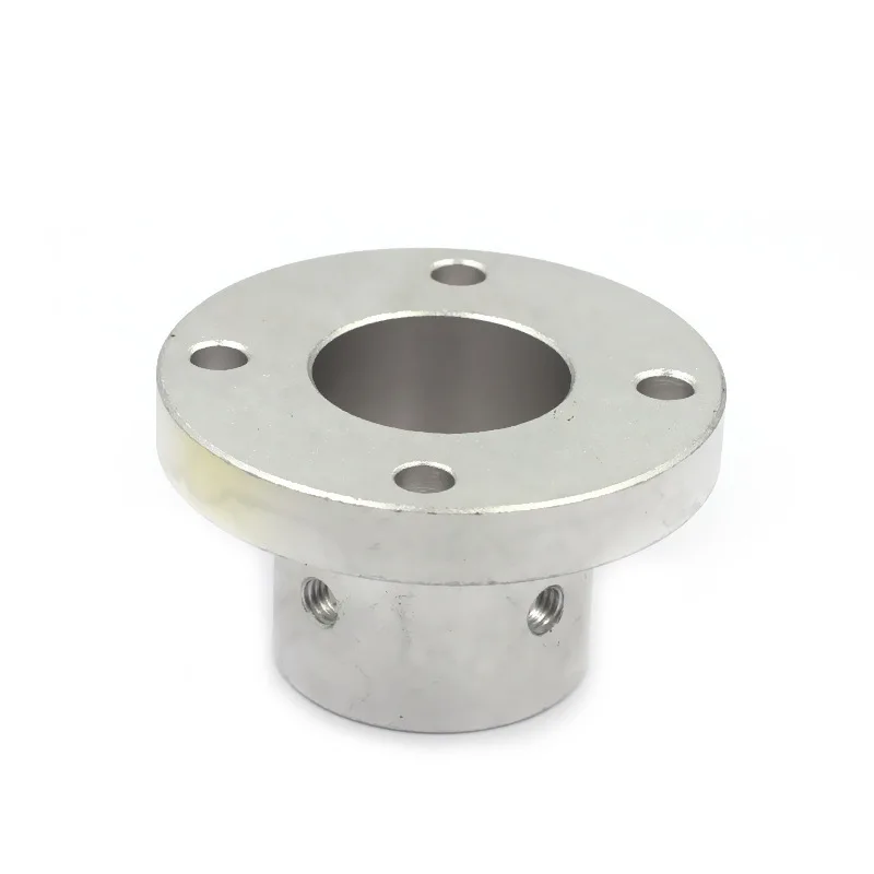 1pcs guide shaft support base round flange standard optical axis support base LFH aluminum alloy material