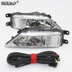 Car Light For VolksWagen VW Tiguan AD1 2016 2017 2018 2019 Car-Styling Front Bumper Halogen Fog Light Fog Lamp With Bulbs + Wire