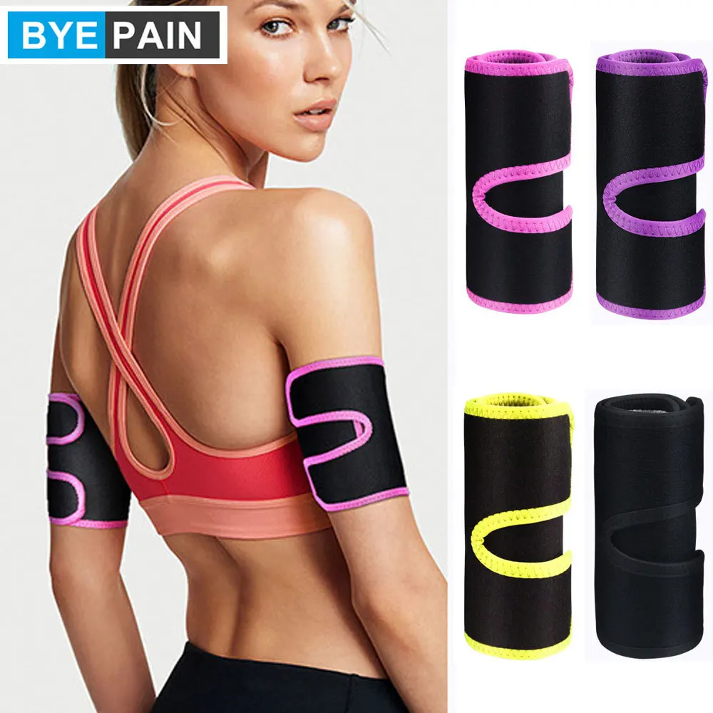 1Pcs BYEPAIN Slimming Arms Body Shapers Sauna Arm Warmers Slimmer Sleeve Trimmers Wraps For Lose Fat Arm Shaper Weight Loss