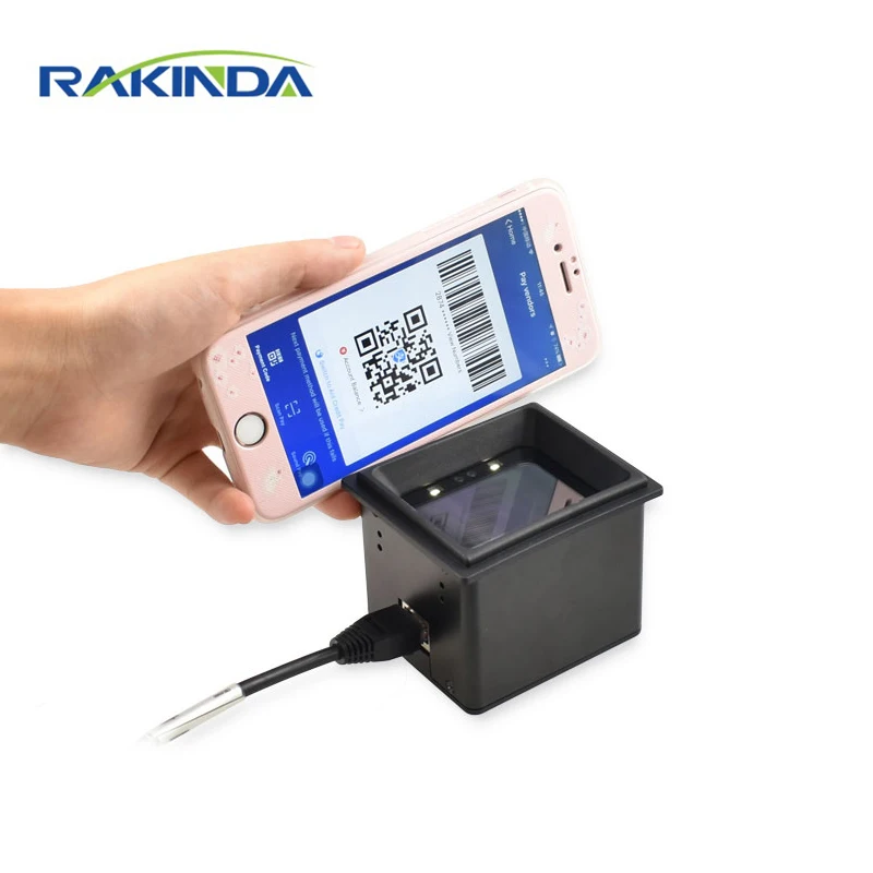 Rakinda Mobile Phone 2D Barcode Scanner RD4600 Module Screen Intelligent Access Control System