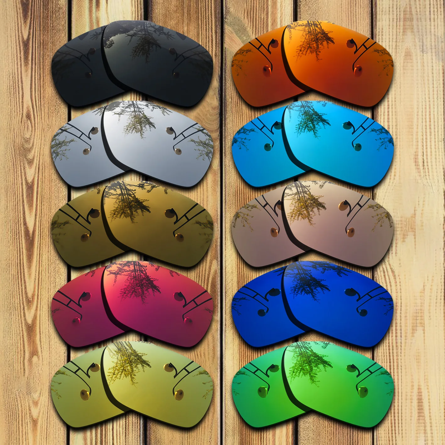 100% Precisely Cut Polarized Replacement Lenses for Costa Del Mar Tuna Alley Sunglass - Many Colors