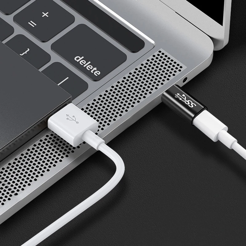 USB Type C อะแดปเตอร์หญิงหญิง Converter แบบพกพา USB-C ชาร์จข้อมูลอะแดปเตอร์ Type-C สายสำหรับแท็บเล็ตโทรได้