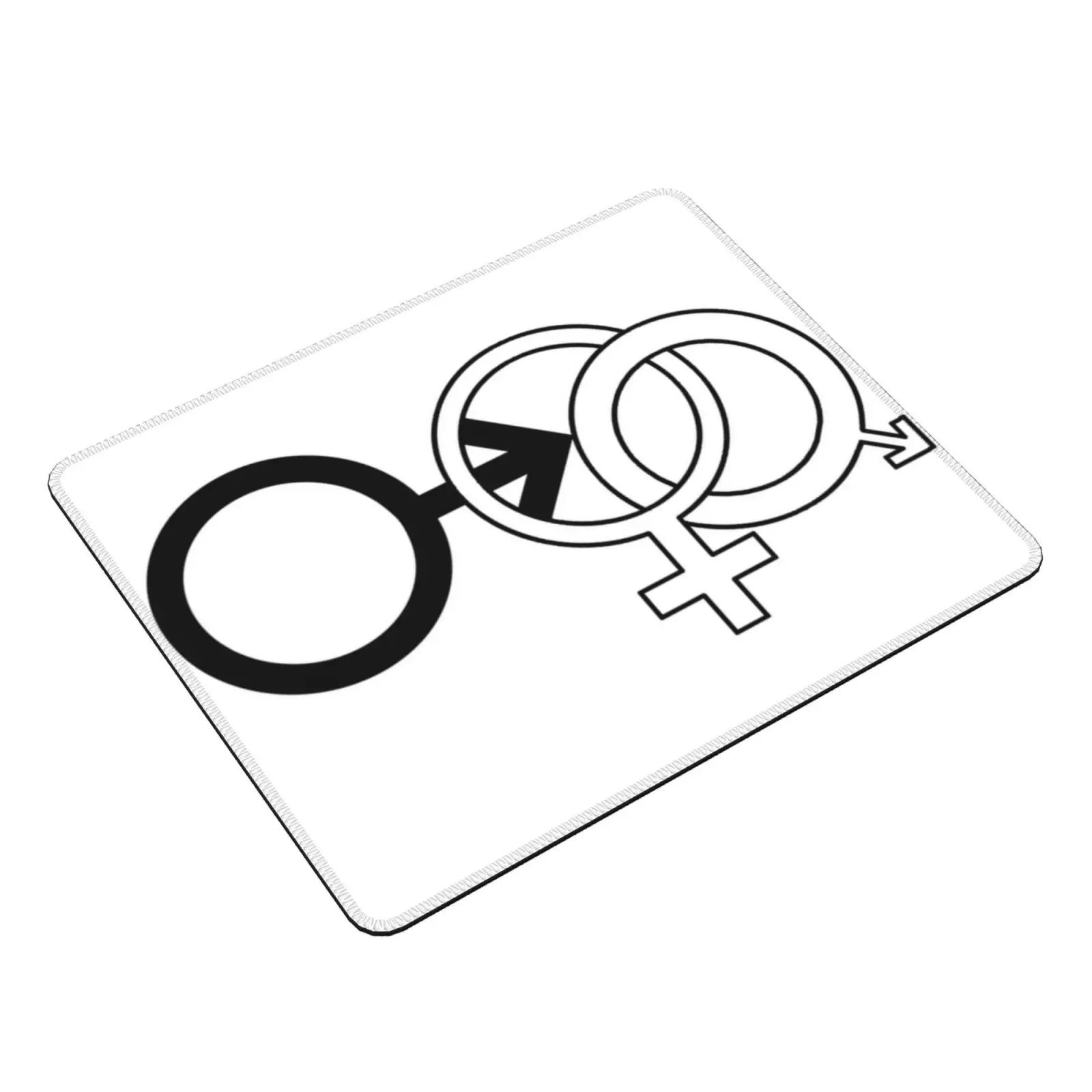 Cuckold Symbol ( White ) Mouse Pad DIY Print Cuckold Hotwife Cuck Queen Of Spades Cuckqueen Swinger Bull