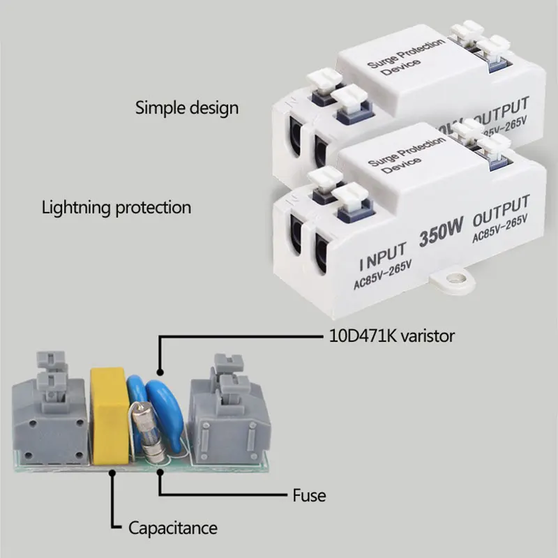 Elektromos Puffad Szűrőkészülék ledes Villanyégő buffered Nem romló feszültség 5000V Minden 350W Tereget Lá Élet bel lámpák majd appliances