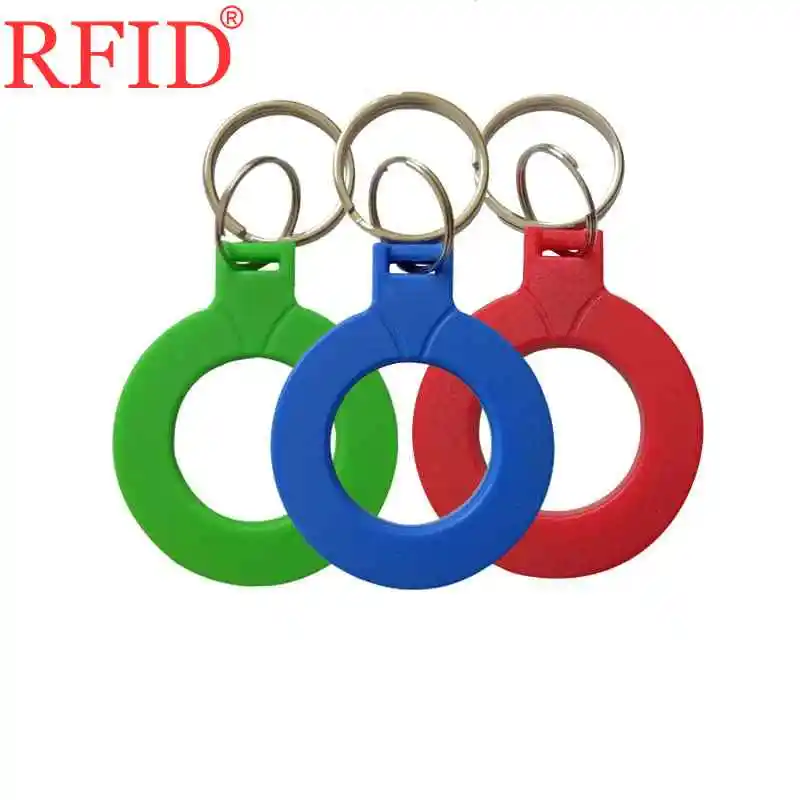 ID 125KHZ EM4100 Read Only Keyfob RFID Waterproof llavero Porta Chave Card Proximity Chip Keychain Badge Token Many Color Select
