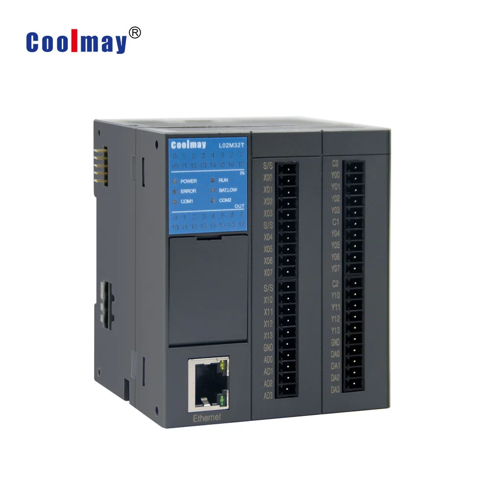 Coolmay L02 series host module programmable controller plc monitor rs485 ethernet port modbus protocol