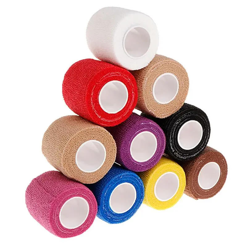 5cm Disposable Tattoo Self-adhesive Elastic Grip Bandage Wrap Sport Tape