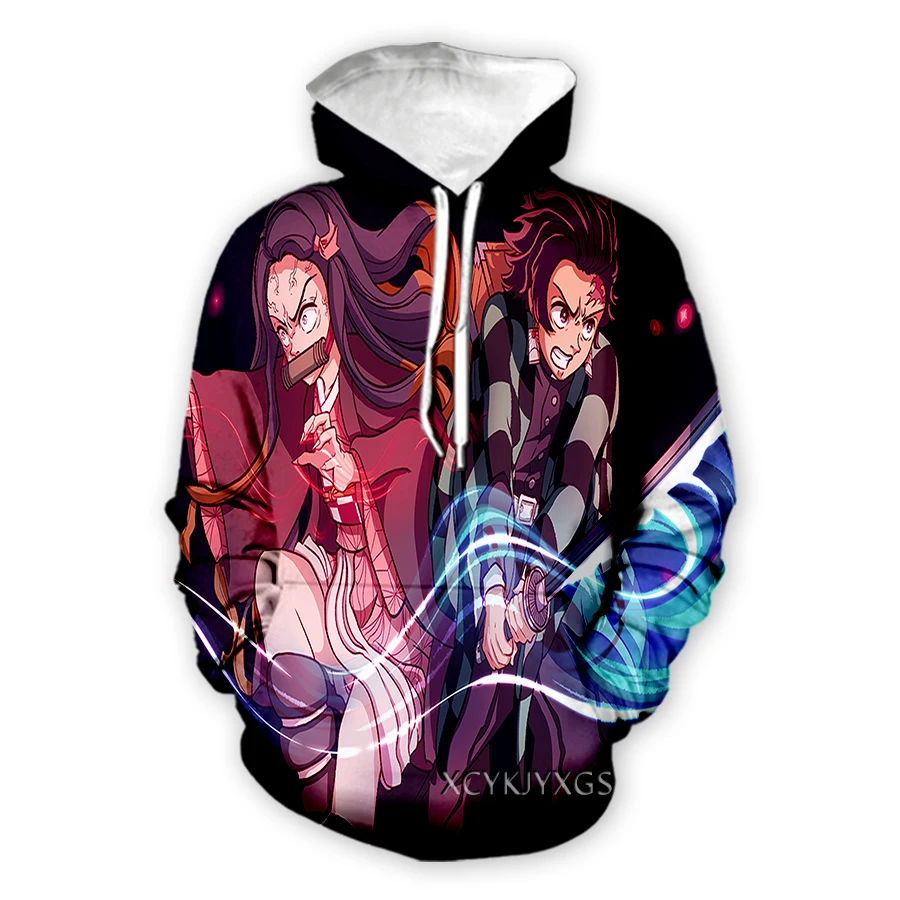 

xinchenyuan New Men/Women's Demon Slayer Kimetsu No Yaiba 3D Print Fashion Clothing Street Hip Hop Casual Sweatshirt Hoodies Z52