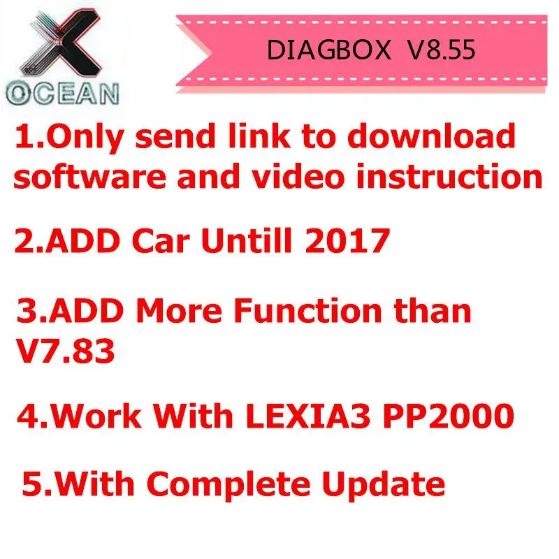 LEXIA Diagbox V9.91 V9.68 V8.55 V7.83 For Lexia3 PP2000 lexia-3 Diagbox 9.91 Add Car Untill 2021 Diagnostic For Citroen/Peogeot