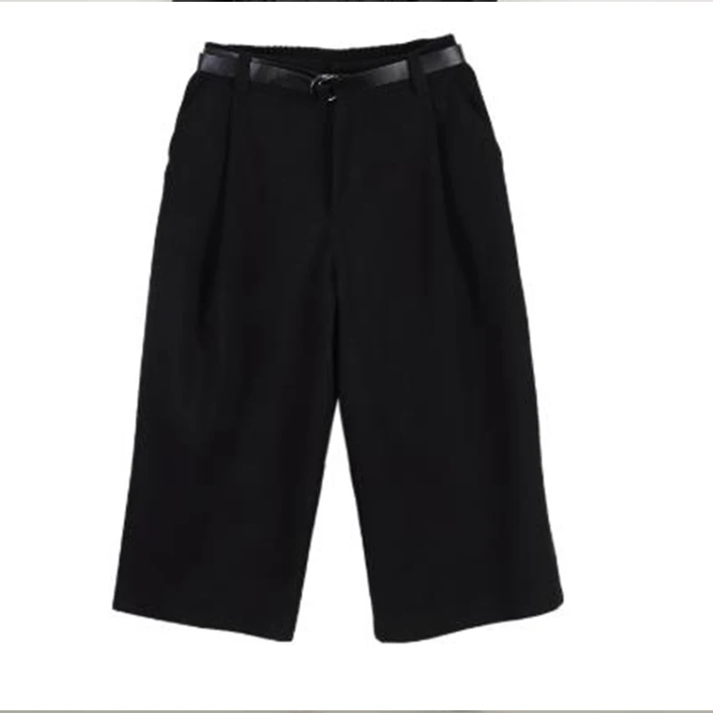 Pantalon style yamamoto pour homme, pantalon droit, ample, noir, décontracté, à jambes larges, de rue, hip-hop, gothique, collection printemps/été