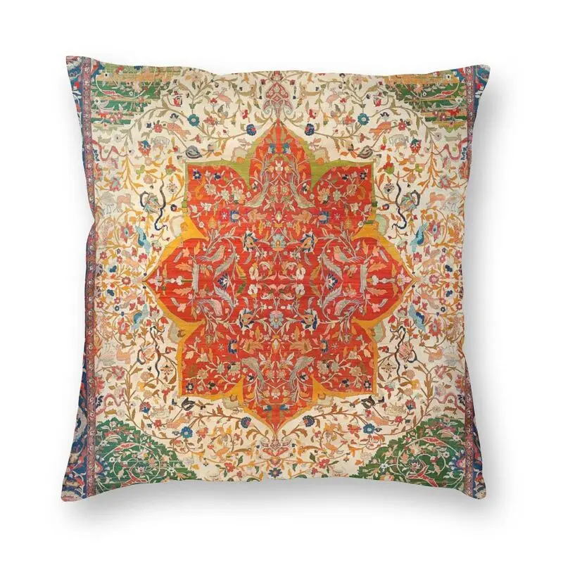 Persian Carpet Classic Kilim Pattern Trendy 2021 Square Pillow Case Home Decorative Bohemian Ethnic Art Cushion Cover For Car