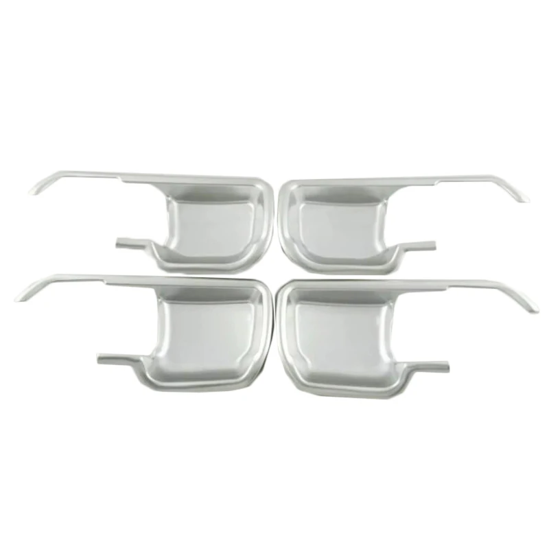For  Toyota Land Cruiser 200 2016 2017 2018 2019 2020 ABS Interior Door Bowl Cover Trim 4pcs Inter Handle Decoration Car-styling