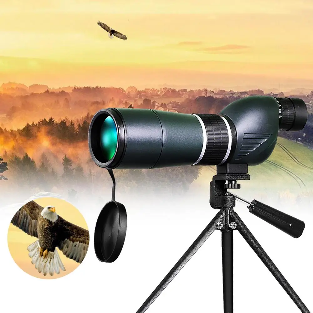 15-45X 60S Monocular BAK-7 Prism Class Spotting Scope Bird watching Telescope HD Optic Lens Tripod