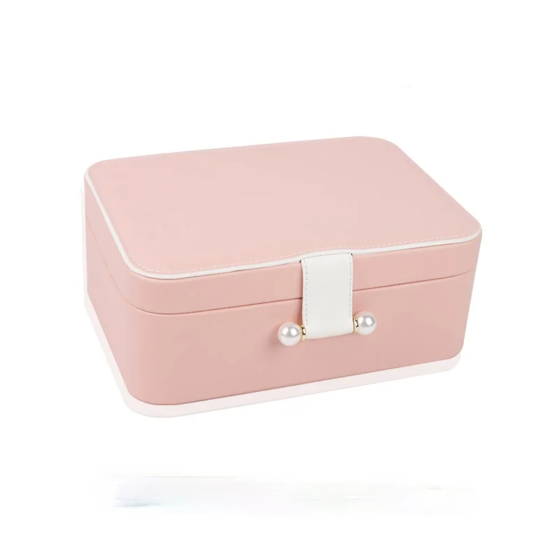 

TT Jewelry Box High-End Entry Necklace Earrings Jewelry Storage Box European Simple Fashion Ins Style